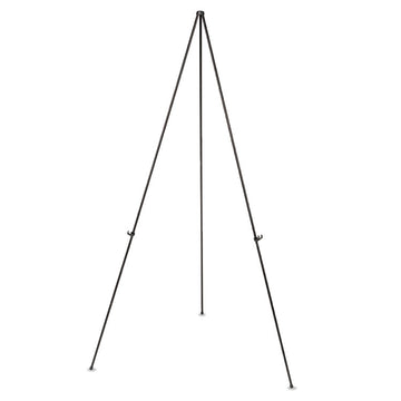 Lightweight Instant Easel, 61.5" Tall, Metal, Black