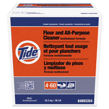 Tide Professional Floor All Purpose Cleaner - For Fiberglass, Plastic, Wood, Stainless Steel - 576 oz (36 lb) - 1 Carton