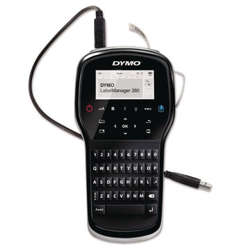 LabelManager 280 Label Maker, 0.6"/s Print Speed, 4 x 2.3 x 7.9