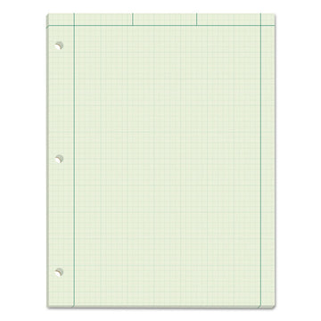Engineering Computation Pads, Black/Green Cover, Quadrille Rule (5 sq/in, 1 sq/in), (100) Green-Tint 8.5 x 11 Sheets