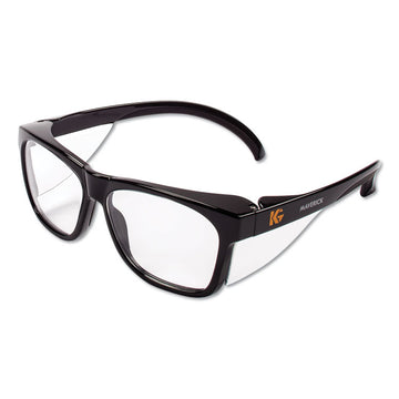 Ansell Healthcare Products - Recommended for: Construction - Universal - Eye, UVA, UVB, UVC, Fog Protection - Polycarbonate - Clear Lens - Black Frame - Anti-fog, Durable, Lightweight, Comfortable - 1 Each