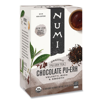 Organic Tea, Chocolate Puerh, 1.13 oz Filterbag, 16/Box