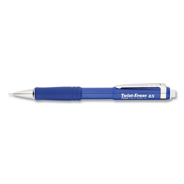Twist-Erase III Mechanical Pencil, 0.5 mm, HB (#2), Black Lead, Blue Barrel