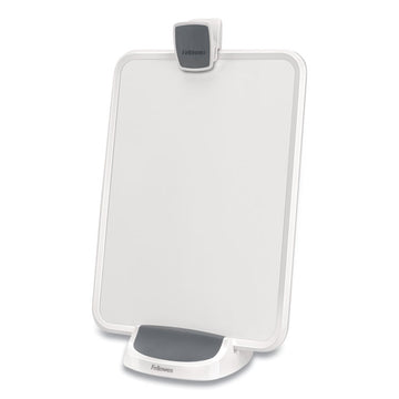 I-Spire Series Document Lift, Holds Up to 100 Letter Size Sheets, Plastic, White/Gray