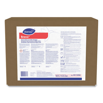 Bravo Heavy-Duty Low Odor Floor Stripper, 5 gal Box