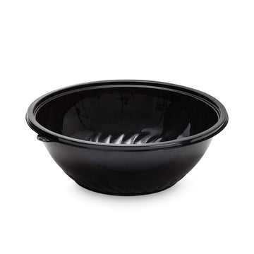 Caterline Pack n' Serve Plastic Bowl, 320 oz, 16" Diameter x 5.5" h, Black, Plastic 25/Carton