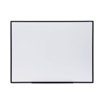 Design Series Deluxe Dry Erase Board, 48" x 36", White Surface, Black Anodized Aluminum Frame