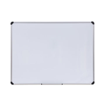 Magnetic Steel Dry Erase Marker Board, 48" x 36", White Surface, Satin Aluminum Frame