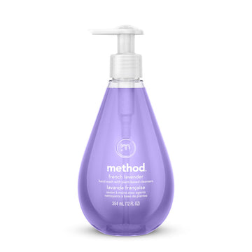 Gel Hand Wash, French Lavender Scent, 12 oz
