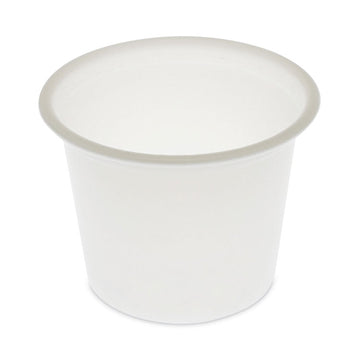 Plastic Portion Cup, 1 oz, Translucent, 200/Sleeve, 25 Sleeves/Carton