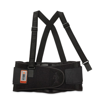 ProFlex 1100SF Standard Spandex Back Support Brace, 4X-Large, 52" to 58" Waist, Black
