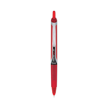 Precise V5RT Rollerball Pen, Retractable, Extra-Fine 0.5 mm, Red Ink, Red Barrel