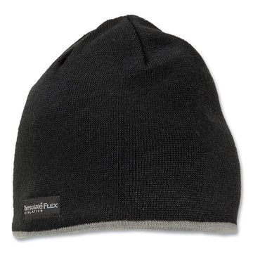 N-Ferno 6818 Knit Winter Hat Fleece Lined, One Size Fits Most, Black
