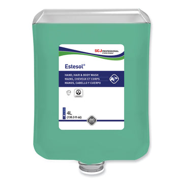 Estesol Hand, Hair and Body Cleaner Manual Cartridge, Rainforest Scent, 4 L, 4/Carton