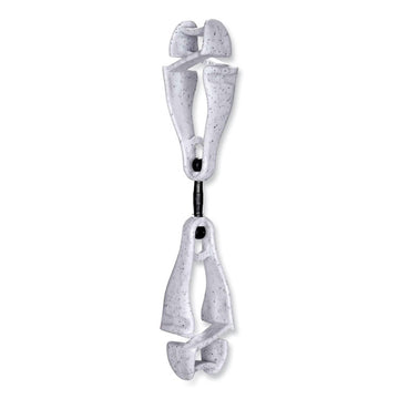 Squids 3420 Dual Clip Swivel Glove Clip Holder, 1 x 0.6 x 5.5, Acetal Copolymer, Granite