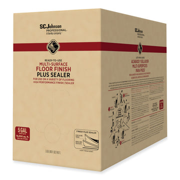 Ready-To-Use Multi-Surface Floor Finish Plus Sealer, 5 gal Bag-in-Box