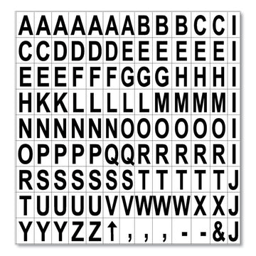 MasterVision Magnetic Figures - Magnetic - 0.75" Height x 0.50" Width - Black - Vinyl - 120 / Pack