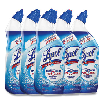 Toilet Bowl Cleaner with Hydrogen Peroxide, Ocean Fresh Scent, 24 oz Angle-Neck Bottle, 9/Carton