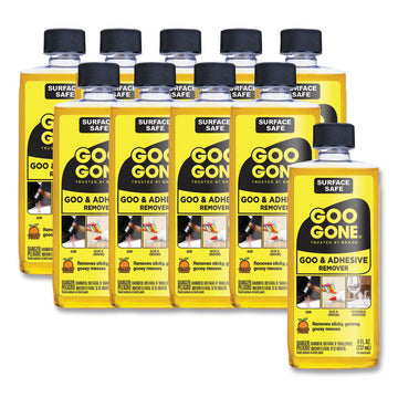 Goo Gone Gum/Glue Remover - For Multipurpose - 8 fl oz (0.3 quart) - 12 oz (0.75 lb) - Citrus Scent - Recommended For: Grease Remover - Easy to Use - Orange - 1 Each