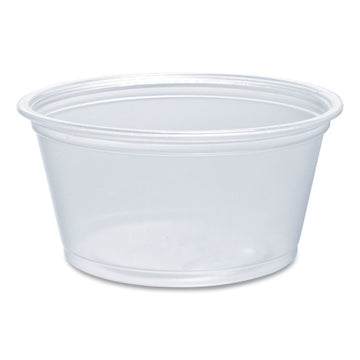 Conex Complements Portion/Medicine Cups, 2 oz, Plastic, Clear, 125/Bag, 20 Bags/Carton