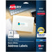 Avery® Color Printing Labels - 1" Width x 2 5/8" Length - Permanent Adhesive - Rectangle - Inkjet - White - Paper - 30 / Sheet - 20 Total Sheets - 600 Total Label(s) - 600 / Pack
