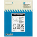 Chartpak 1.5 mil Applique Drafting Film - 100 Sheets - Letter - 8.50" x 11" - Clear - Self-adhesive - For Printer - 1 Box