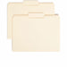 Smead 1/3 Tab Cut Letter Recycled Top Tab File Folder - 8 1/2" x 11" - 3/4" Expansion - Top Tab Location - Center Tab Position - 11 pt. - 1 Plys - Manila - 10% Recycled - 100 / Box