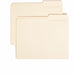 Smead 2/5 Tab Cut Letter Recycled Top Tab File Folder - 8 1/2" x 11" - 3/4" Expansion - Top Tab Location - Right Tab Position - 11 pt. - 1 Plys - Manila - Rounded Corner - 10% Recycled - 100 / Box
