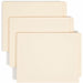 Smead Shelf-Master Straight Tab Cut Letter Recycled End Tab File Folder - 8 1/2" x 11" - 3/4" Expansion - 14 pt. - 2 Plys - Manila - Reinforced Tab, Embossed - 10% Recycled - 50 / Box