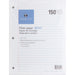 Sparco 3HP Filler Paper - 150 Sheets - Wide Ruled Front Ruling - 16 lb Basis Weight - 8" x 10 1/2" Sheet Size - White Paper - Bleed-free - 150 / Pack