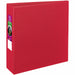 Avery® Durable Binder - 3" Binder Capacity - Letter - 8 1/2" x 11" Sheet Size - 635 Sheet Capacity - 3 Ring - Fastener: Slant Ring - Pocket: 2, Internal - Polypropylene - Red - Recycled - Pocket, Durable, Long Lasting, Tear Resistant, Split Resistant, Stu