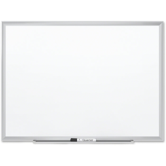 Quartet Classic Premium Porcelain Magnetic Boards - 48" (4 ft) Width x 36" (3 ft) Height - White Porcelain Surface - Silver Aluminum Frame - Rectangle - Horizontal/Vertical - Magnetic - Durable, Recyclable, Dent Resistant, Scratch Resistant, Sturdy, Stain