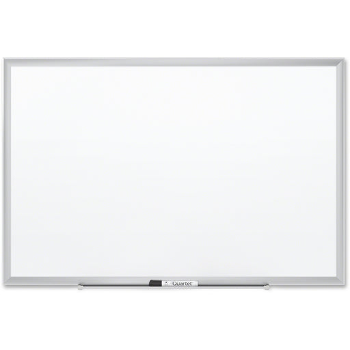 Quartet Classic Premium Porcelain Magnetic Boards - 72" (6 ft) Width x 48" (4 ft) Height - White Porcelain Surface - Silver Aluminum Frame - Rectangle - Horizontal/Vertical - Magnetic - Durable, Recyclable, Dent Resistant, Scratch Resistant, Sturdy, Stain