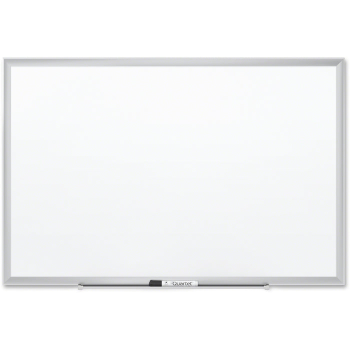 Quartet Classic Premium Porcelain Magnetic Boards - 72" (6 ft) Width x 48" (4 ft) Height - White Porcelain Surface - Silver Aluminum Frame - Rectangle - Horizontal/Vertical - Magnetic - Durable, Recyclable, Dent Resistant, Scratch Resistant, Sturdy, Stain