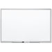 Quartet Classic Premium Porcelain Magnetic Boards - 72" (6 ft) Width x 48" (4 ft) Height - White Porcelain Surface - Silver Aluminum Frame - Rectangle - Horizontal/Vertical - Magnetic - Durable, Recyclable, Dent Resistant, Scratch Resistant, Sturdy, Stain