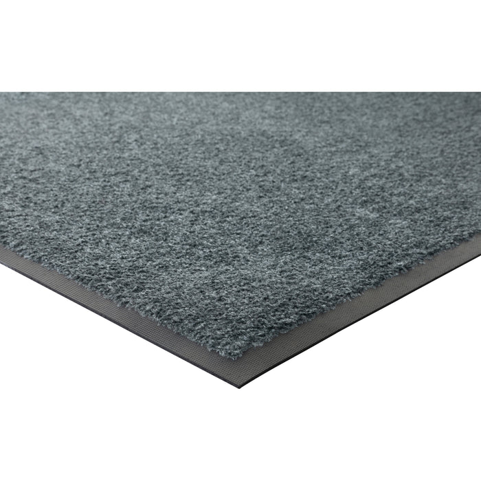 Genuine Joe Platinum Series Indoor Wiper Mats - Indoor, Carpeted Floor - 66" Length x 43.50" Width - Nylon - Gray - 1 Each