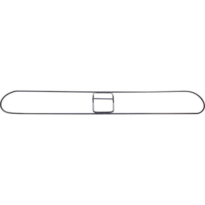 Genuine Joe Clip-On 36" Dust Mop Frame - 360° Swivel, Rust Resistant, Chrome Plated, Reinforced - Chrome - Steel - 1 Each
