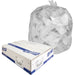 Genuine Joe Economy High-Density Can Liners - Large Size - 45 gal Capacity - 46" Length x 40" Width x 0.39 mil (10 Micron) Thickness - High Density - Translucent - Resin - 250 / Carton