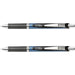 Pentel EnerGel RTX Liquid Gel Pens - 0.7 mm Medium Needle Pen Point - Refillable - Retractable - Black Ink - Gel-based - Blue Barrel - Stainless Steel Tip - 2 / Pack