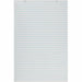 Pacon Ruled Chart Pad - 100 Sheets - Glue - Front Ruling Surface - 1" Ruled - 24" x 36" Sheet Size - White Paper - Chipboard Backing, Hole-punched, Recyclable - 1 Each