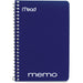 Mead Wirebound Memo Notebook - 40 Sheets - Wire Bound - 4" x 6" Sheet Size - Assorted Paper - Tan Board Cover - 1 Each