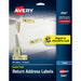 Avery® Foil Mailing Labels - 3/4" Height x 2 1/4" Width - Permanent Adhesive - Rectangle - Inkjet - Gold - Paper, Foil - 30 / Sheet - 10 Total Sheets - 1500 Total Label(s) - 300/Pack - 5 / Carton
