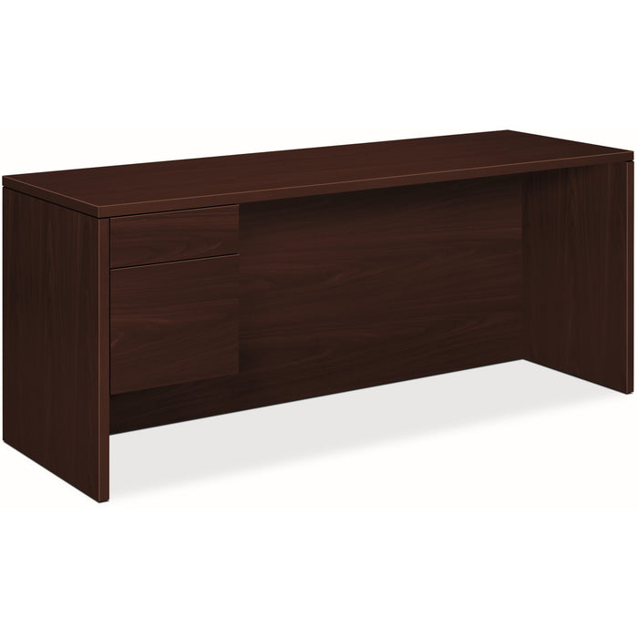 HON 10500 H10546L Pedestal Credenza - 29.5" Height x 72" Width x 24" Depth - Total Drawer(s): 2Left Side - Flat Edge - Removable Lock, Glide, Wear Resistant, Tear Resistant, Rugged, Scratch Resistant, Spill Resistant, Stain Resistant, Liquid Resistant, Du