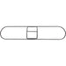Genuine Joe Clip-On 24" Dust Mop Frame - 360° Swivel, Rust Resistant, Chrome Plated, Reinforced - Stainless Steel - Steel - 1 Each