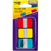 Post-it® Durable Tabs - 36 Write-on Tab(s) - 1.50" Tab Height x 1" Tab Width - Red, Yellow, Blue Tab(s) - Wear Resistant, Tear Resistant, Repositionable - 1 Pack