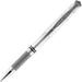 uniball™ Signo Gel Impact Pen - 1 mm Bold Pen Point - Refillable - Metallic Silver Ink - Gel-based - Clear Barrel - 12 / Dozen