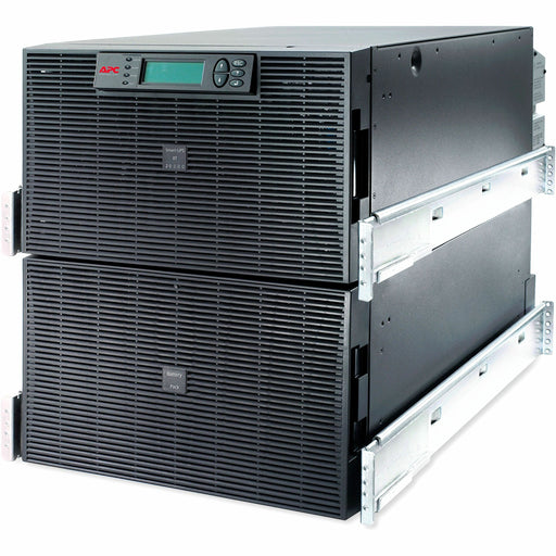 APC Smart-UPS RT 20000VA Tower/Rack Mountable UPS - 12U Rack-mountable - 2 Hour Recharge - 4.90 Minute Stand-by - 208 V AC, 240 V AC Input - 208 V AC, 240 V AC Output - Single Phase - Sine Wave - Serial Port - 1 x Hard Wire 3-wire (2PH + G), 4 x NEMA L6-2