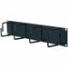 APC 2U Horizontal Cable Organizer - Cable Manager - Black - 2U Rack Height - 1 Each