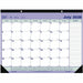 Blueline 2026-2027 13-Month Monthly Academic Desk Pad/Calendar - Academic - Monthly - 13 Month - July 2026 to July 2027 - 1 Month Single Page Layout - 21 1/4" x 16" Sheet Size - 2 x Holes - Desk Pad - Chipboard - 1 Each