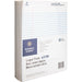 Business Source Micro-Perforated Legal Ruled Pads - 50 Sheets - 0.34" Ruled - 16 lb Basis Weight - 8 1/2" x 11 3/4" Sheet Size - White Paper - Micro Perforated, Easy Tear, Sturdy Back - 12 / Dozen